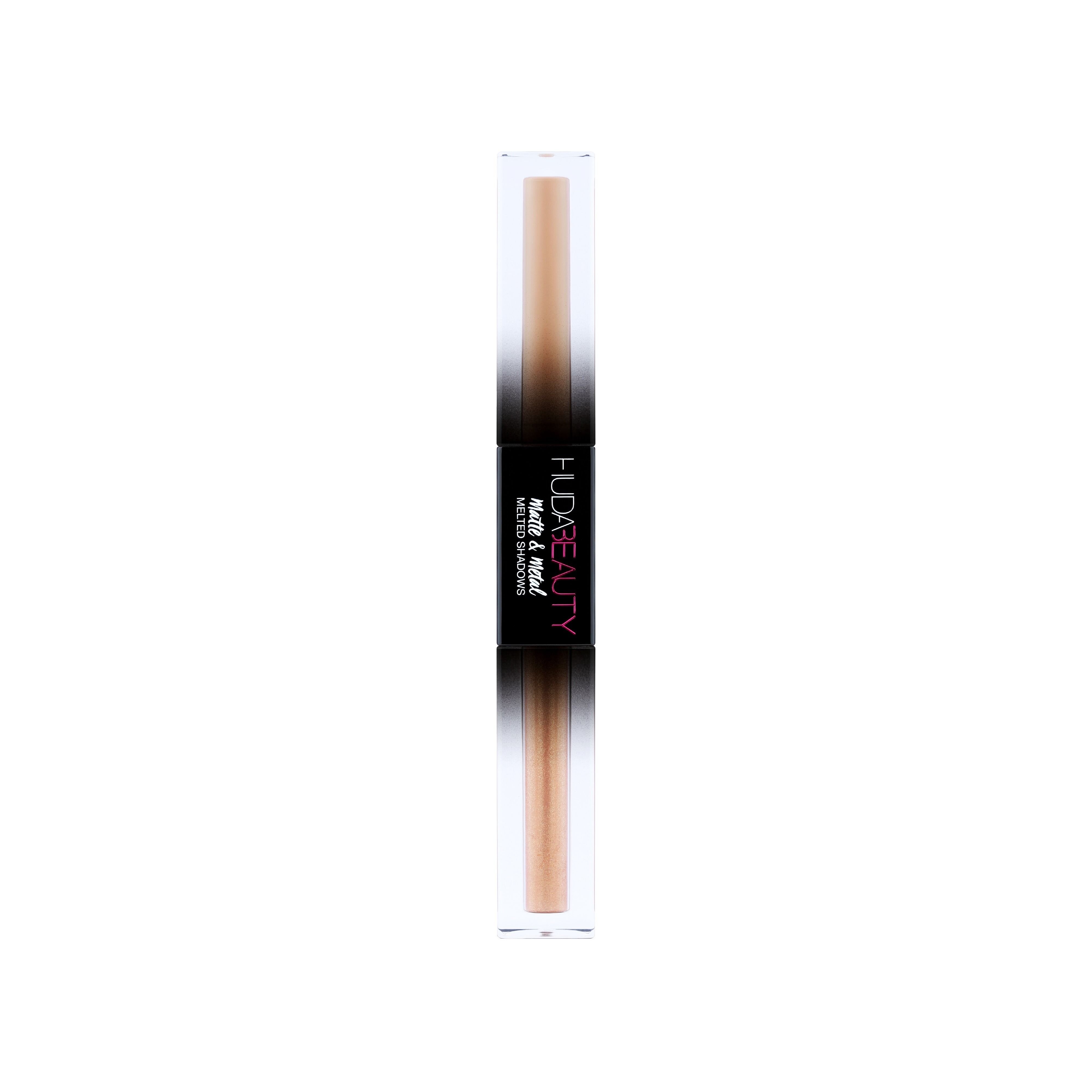 Huda Beauty- Matte & Metal Melted Double Ended Liquid Eyeshadows- Faux Fur & Bamboo Hoops